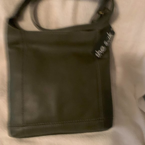 The Sak Dark Green Bag Leather with Extendable Strap - Picture 3 of 4